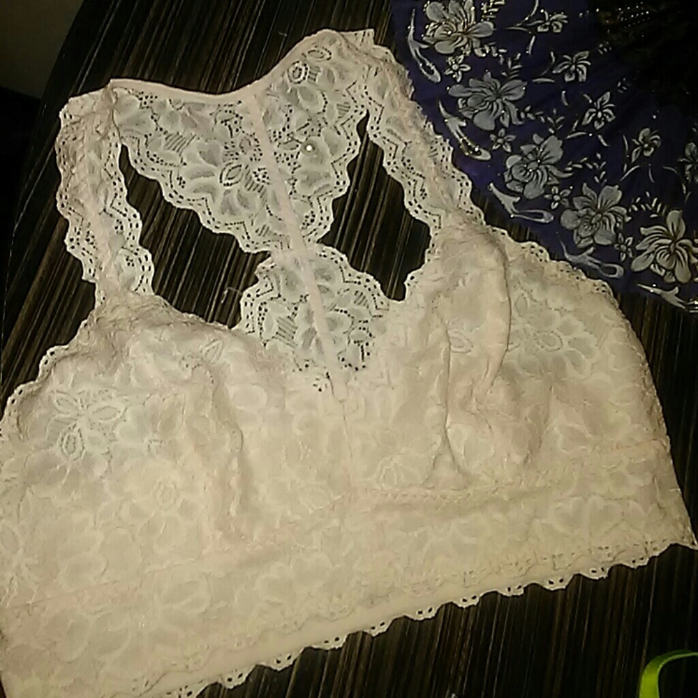 Pale pink bralette
